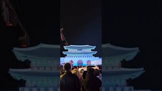 ミンハの韓国旅行(ソウル,光化門,光祭り,故宮)travel to South Korea(Seoul, Gwanghwamun,Light Festival)한국 서울 광화문 빛축제