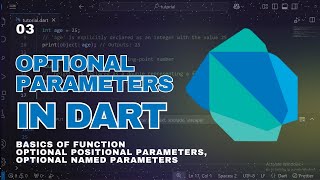 Optional Parameters in Dart - Function