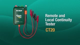 Extech CT20: Remote \u0026 Local Continuity Tester