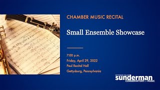 Small Ensemble Showcase | Sunderman Conservatory of Music