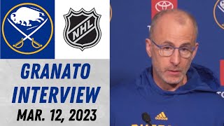 Don Granato After Practice Interview (3/12/2023)