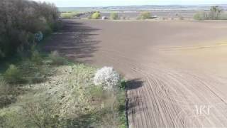 Aerial flying over beautiful rural Europe landscape. Dji Mavic 2 Pro video