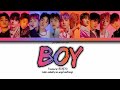 [TREASURE/트레저] BOY- color coded lyrics eng/rom/hang