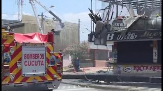 Incendio en Cúcuta consumió bodega de bicicletas en el sector del malecón