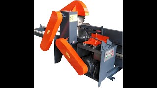 Circular saw blade machine factory test machine ，圆木推台锯