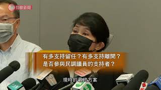 9.21開始民主派延任民調　若去、留民意均不過半　將作政治判斷　胡志偉：免被建制派支持者影響 - 20200904 - 香港新聞 - 有線新聞 CABLE News