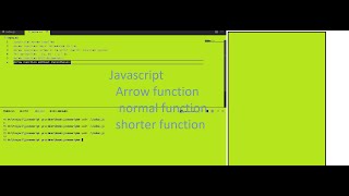 Javascript Basic 18 Arrrow function