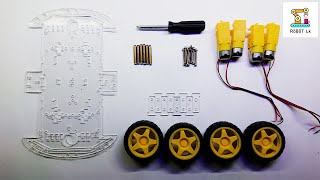 How To Assemble 4WD Robot Smart Car Chassis Kits | Robot Car | Arduino Robot Car Chassis Kit | 8Min