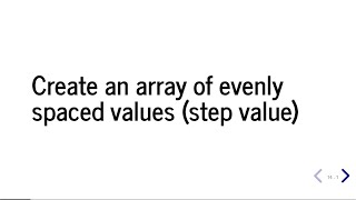 How To Create NumPy array Using arange Function