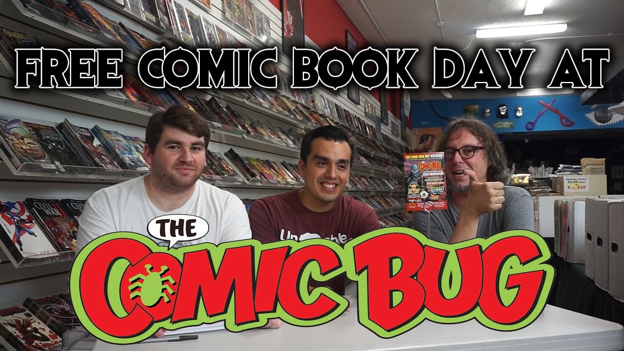 Free Comic Book Day At The Comic Bug Youtube