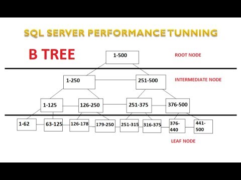 B-Tree Indexes | B Tree Clustered Index | Sql Server Performance Tuning ...