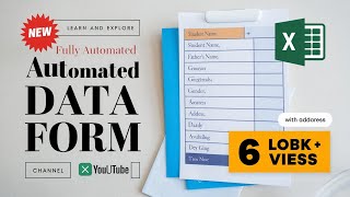 New Automated Data Entry Software in Excel 🔥 Data Entry Form in Excel  Data Entry