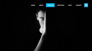Creative Menu using HTML CSS and JavaScript
