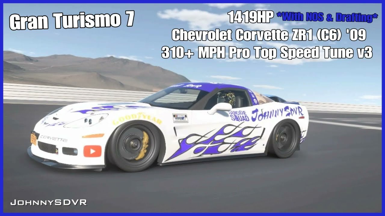 Gran Turismo 7 310 Mph Chevrolet Corvette Zr1 C6 09 Pro Top
