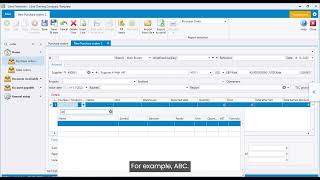 Inventory Training Video 3 - Purchase Order - LIBRA ERP Software