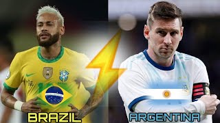 ARGENTINA 🇦🇷 MASS WHATSAPP STATUS  AGAINST  BRAZIL 🇧🇷🔥🔥 // WORLD CUP QUALIFIER // MESSI VS NEYMAR