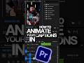 Animate Captions in Premier Pro.