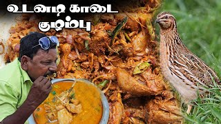 உடனடி காடை குழம்பு 🤩- தெருவே மணக்கும் ரெசிபி  | How To Make Kadai ( QUAIL ) Curry 💥