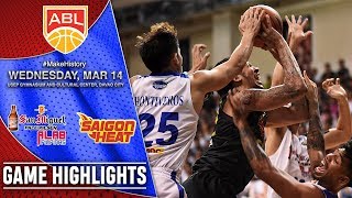 San Miguel Alab Pilipinas vs Saigon Heat | HIGHLIGHTS | 2017-2018 ASEAN Basketball League