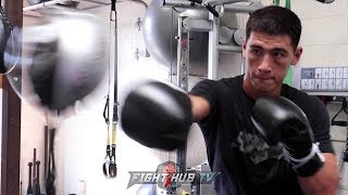 DMITRY BIVOL LOOKS UNREAL ON THE DOUBLE END BAG! SHOWS OUT OF THIS WORLD ACCURACY!