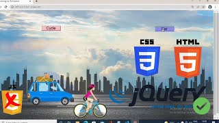 Animation using Jquery | Animated webpage using HTML, CSS & Jquery