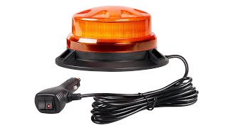 Primelux 24 LEDs High-Intensity Emergency Strobe Beacon for 12/24V Vehicles -  Strong Magnetic Mount