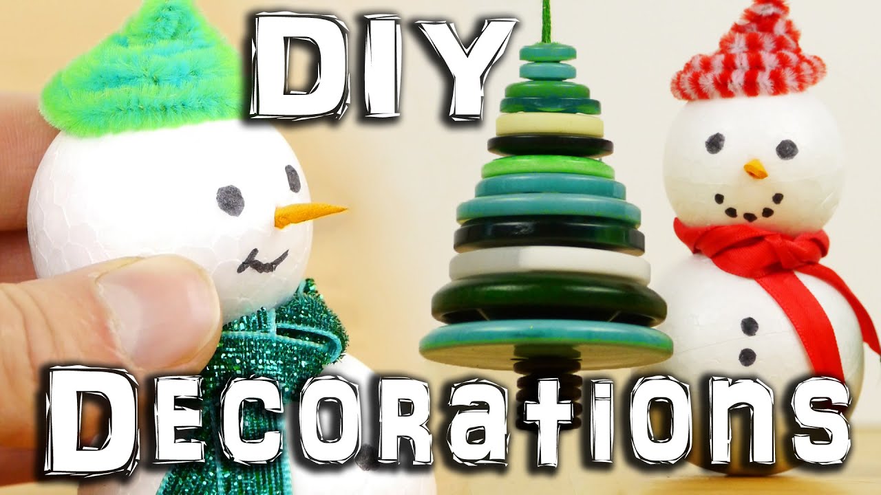 5 Diy Christmas Decorations Youtube
