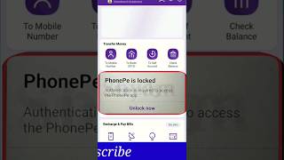 authentication is required to access the phonepe app | phonepe locked how to unlock