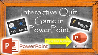 Paano Gumawa ng PowerPoint Interactive Quiz Game Gamit ang Trigger at Hyperlink (Action) | Easy Way