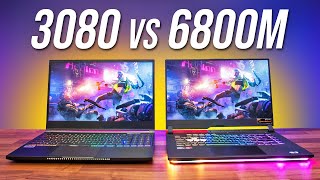 Comparing The BEST Laptop GPUs! RTX 3080 vs RX 6800M