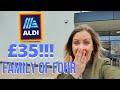 £35 ALDI GROCERY HAUL! WEEK OF MEALS FOR FAMILY OF 4! MEAL PLAN AND COME SHOPPING Lara Joanna Jarvis