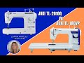 Juki TL-2010Q vs. Juki TL-18QVP Straight Stitch Quilting Machines - Full Sewing Machine Demos!