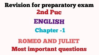 2nd PUC English - Important Questions \u0026 Answers#mustwatch #important #boardexam #PUC #12th