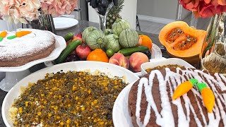 Delicious Macaroni & Carrot Cake مکرونی با گندنه وکیک زردک