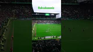 Haksabanovic Celebrates Goal | Celtic 3 - 1 Hibs | Celtic Park | 18/03/2023