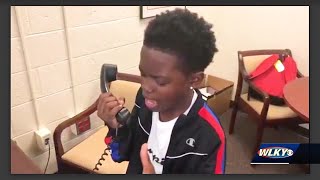 Louisville elementary student stuns on social media with rendition of national anthem