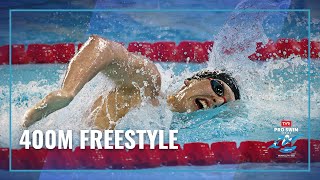 Smith Battles but Hafnaoui Gets the Win in Men's 400M Freestyle | 2023 TYR Pro Swim Series Knoxville