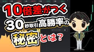 【簡単すぎる】あの30秒取引高勝率の秘密を徹底解説