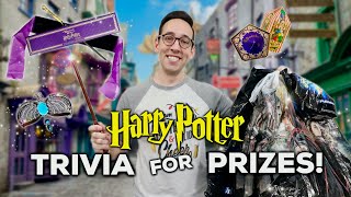 HARRY POTTER TRIVIA FOR PRIZES | Wizarding World Universal Orlando