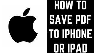 How to Save PDF on iPhone or iPad (2020)
