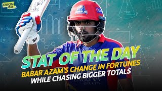 MATCH 14 - STAT OF THE DAY WITH MAZHER ARSHAD - BABAR AZAM'S CHANGE IN FORTUNES
