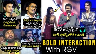 BOLD Interaction With RGV | Ram Gopal Varma | Apsara Rani | Naina Ganguly | Filmylooks