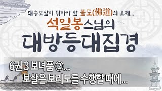 방등경... 제 117 회...  6권 3 보녀품 ②... 보살은 보리도를 수행할 때에...