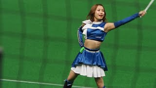 ＜2022.5.27巨人戦＞少数精鋭なファイターズガールによるスターター送り出し