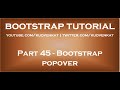 Bootstrap popover
