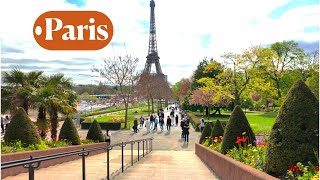 Paris France - HDR walking tour in Paris - Paris April 2024 - PARIS 4K HDR