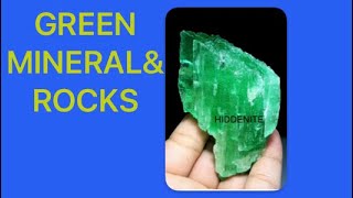 Green Minerals \u0026 Rocks