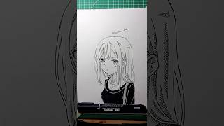 How to draw Cute Anime Girls(Amane Lily) | Anime Art #shorts