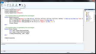Scripting Classes Lua Tutorial