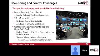 Quality Monitoring for TV Transmission | GatesAir Connect Webinar